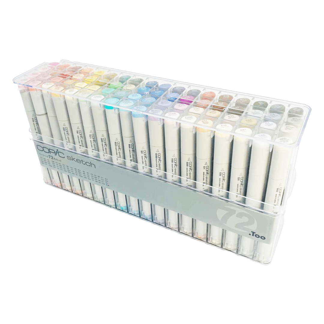 Marker Set Copic Too Ciao Start Set Of 72 Colors, Made In Japan