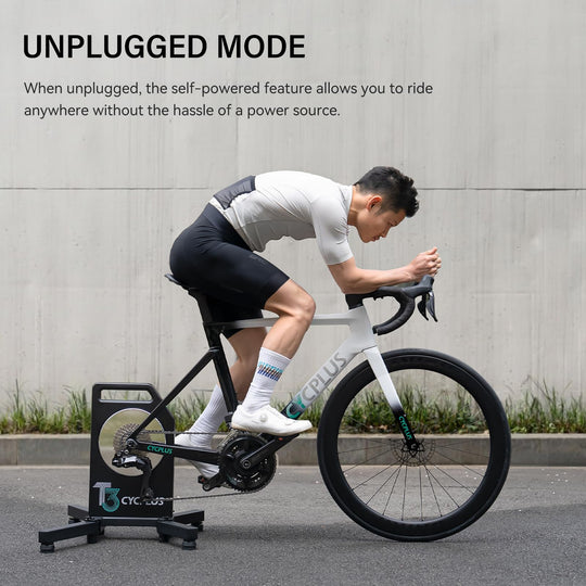 Cycplus T3 Bike Trainer — Realistic Indoor Cycling with Accurate App Power Data - WAFUU JAPAN