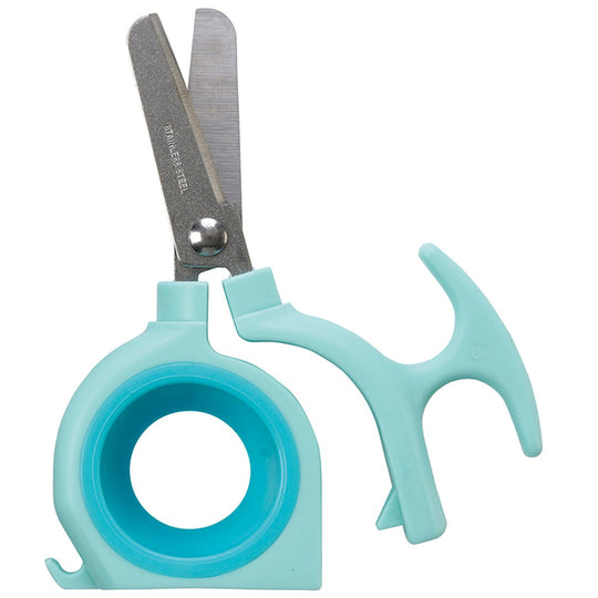 Debika 3 Function Scissors Mint Blue 043819 - WAFUU JAPAN