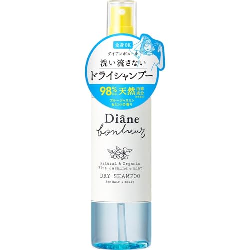 Diane Bonheur Dry Shampoo Blue Jasmine and Mint Fragrance 120ml - WAFUU JAPAN