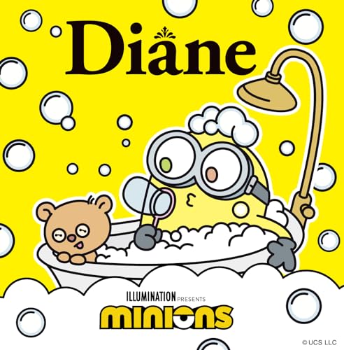 Diane Bonheur Minion Design Shampoo & Treatment Blue Jasmine Fragrance Shine 500ml - WAFUU JAPAN