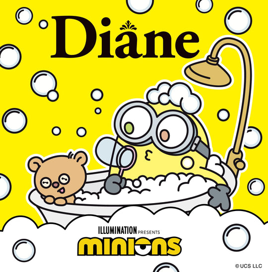 Diane Botanicals Minion Design Hand & Body Soap Citrus & White Tea Fragrance 500ml - WAFUU JAPAN