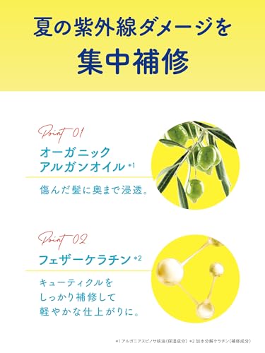 Diane Grapefruit & Peppermint Fragrance Extra Fresh & Repair Shampoo & Treatment set 450ml - WAFUU JAPAN