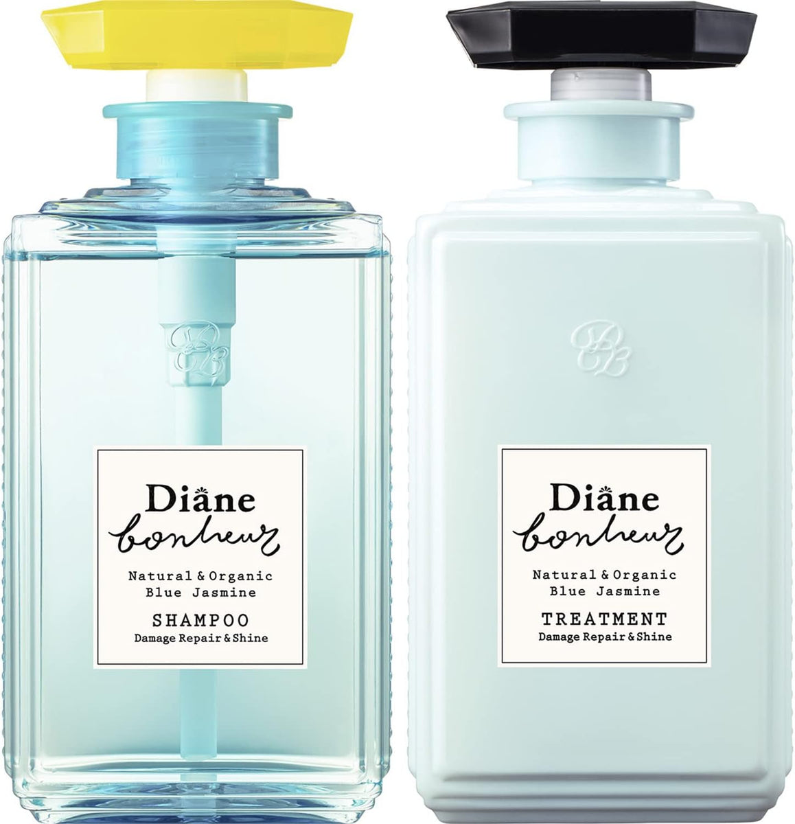 Diane Shampoo & Treatment Set Blue Jasmine Fragrance Shine Diane Bonhe ...