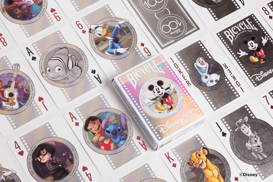 Disney Limited Edition 100th Anniversary Bicycle Holographic Foil 10040761 Silver - WAFUU JAPAN