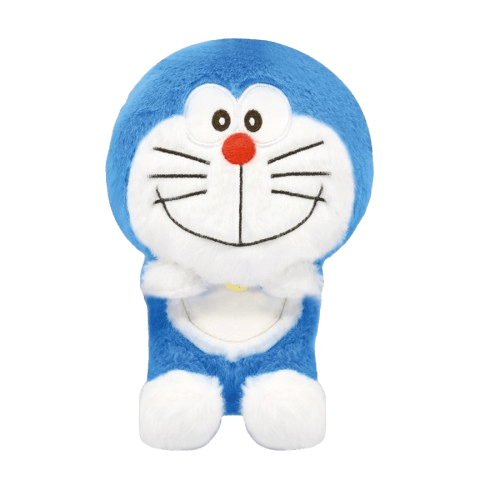 Doraemon Funbaruzu adorable round animal plush desk accessory - WAFUU JAPAN