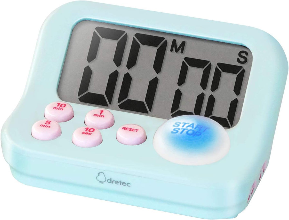 dretec Antibacterial Study Timer 2 Modes Light Large Screen Gray ...