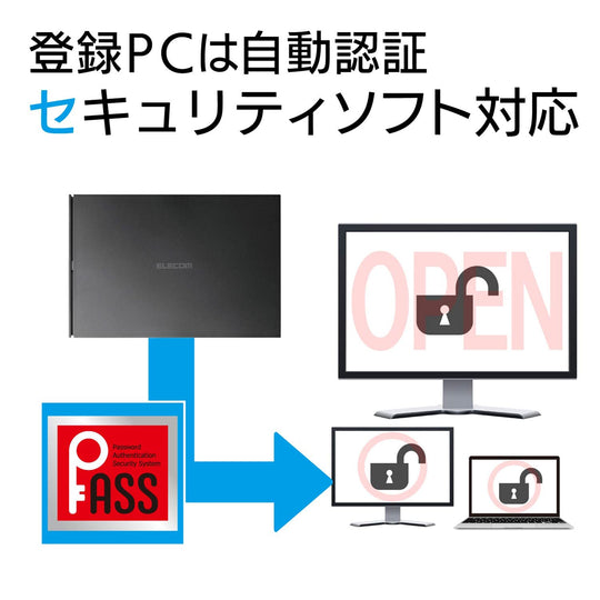 ELECOM 2TB SSD USB 3 2 Gen1 - PS5/PS4 Tested Data Recovery Lite Black - WAFUU JAPAN