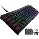 ELECOM Gaming Tastatur V-custom VK300C Kabelgebunden RGB Tenkeyless Mechanisch Neo Clutch Keycap Blaue Achse Clicky TK-VK300CBK