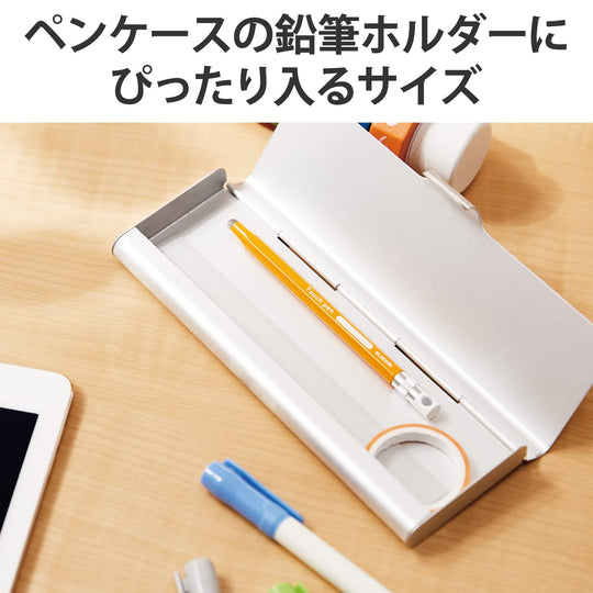 ELECOM Stylus Hexagonal Pencil Type with Strap Hole for Children Replaceable Nib Yellow P-TPENSEYL - WAFUU JAPAN