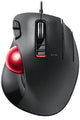 ELECOM USB-Trackball-Maus mit 5 Tasten, Schwarz, M-XT2URBK-G