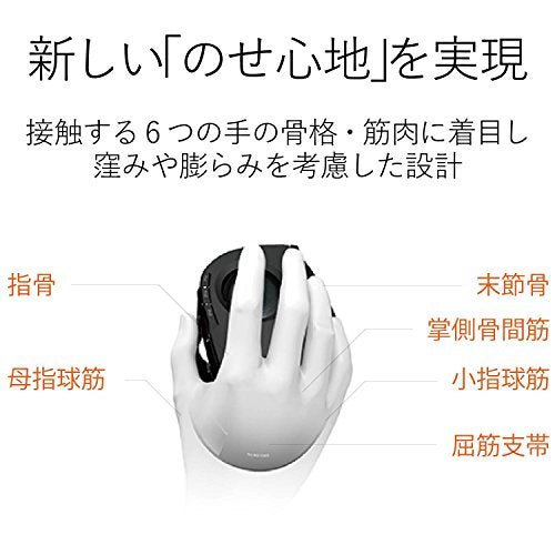 Elecom Wireless Trackball Mouse 8 Buttons Black M - DT2DRBK - WAFUU JAPAN