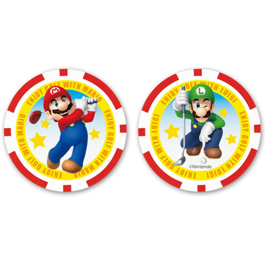 Enjoy Caddie Bag Green Chip Marker - Super Mario Golf (SMMC001) - WAFUU JAPAN