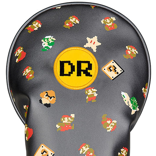 Enjoy Caddie Bag Super Mario Bros Driver Headcover SBHD002 - Black - WAFUU JAPAN
