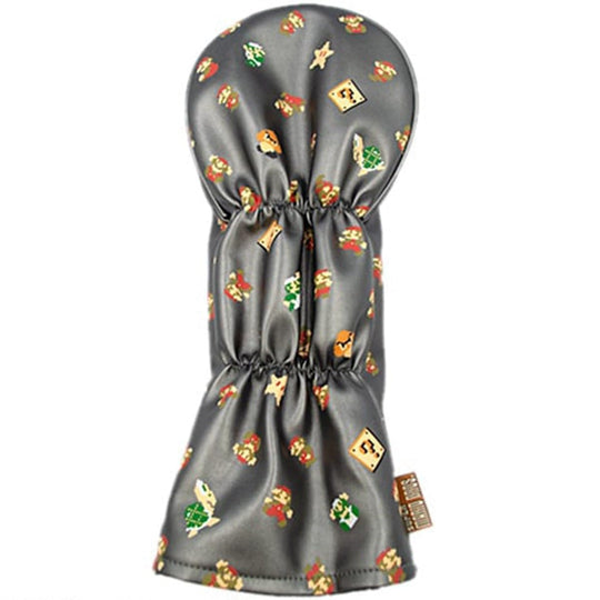Enjoy Caddie Bag Super Mario Bros Driver Headcover SBHD002 - Black - WAFUU JAPAN