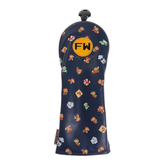 Enjoy Caddie Bag Super Mario Bros Fairway Wood Headcover (Navy) SBHF002 - WAFUU JAPAN