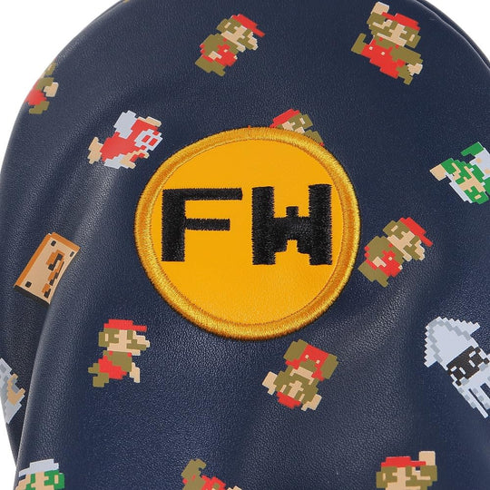 Enjoy Caddie Bag Super Mario Bros Fairway Wood Headcover (Navy) SBHF002 - WAFUU JAPAN