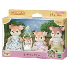 EPOCH Sylvanian Families Dolls Deer Family FS-53 - WAFUU JAPAN