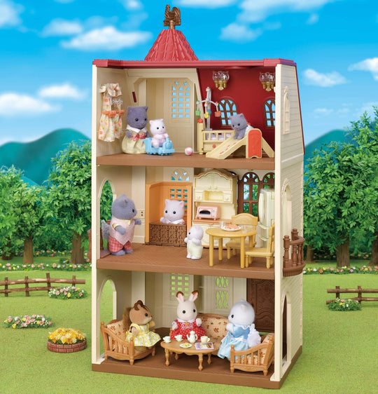 EPOCH Sylvanian Families House House with Red Roof and Elevator HA - 49 - WAFUU JAPAN