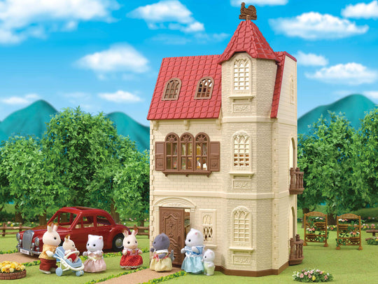 EPOCH Sylvanian Families House House with Red Roof and Elevator HA - 49 - WAFUU JAPAN