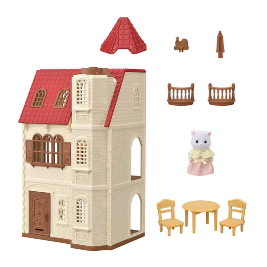 EPOCH Sylvanian Families House House with Red Roof and Elevator HA - 49 - WAFUU JAPAN