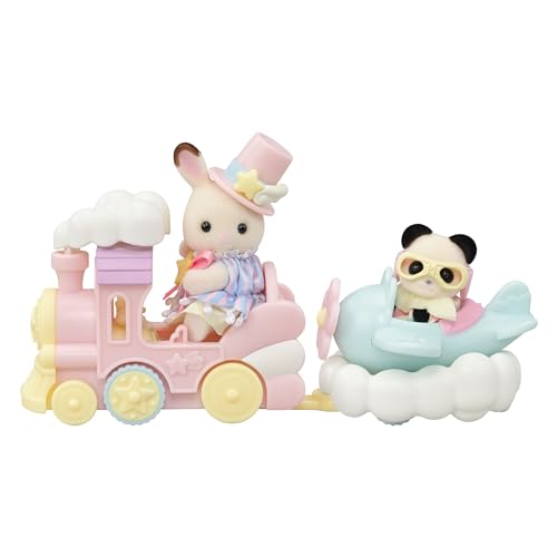 EPOCH Sylvanian Families Yuenchi Car Set - Train/Hikko Ko - 79 - WAFUU JAPAN