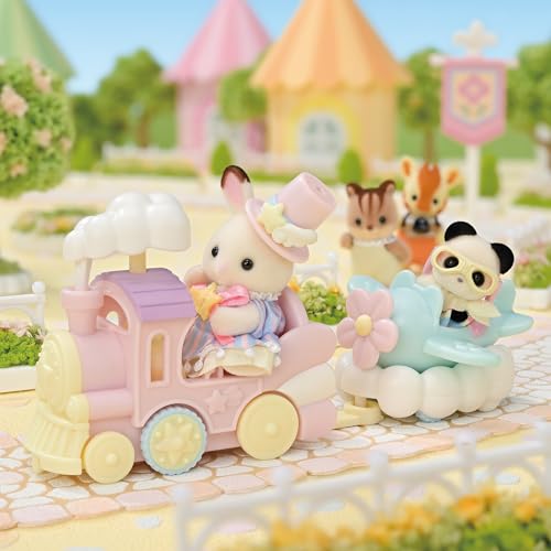 EPOCH Sylvanian Families Yuenchi Car Set - Train/Hikko Ko - 79 - WAFUU JAPAN