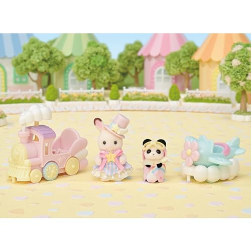 EPOCH Sylvanian Families Yuenchi Car Set - Train/Hikko Ko - 79 - WAFUU JAPAN