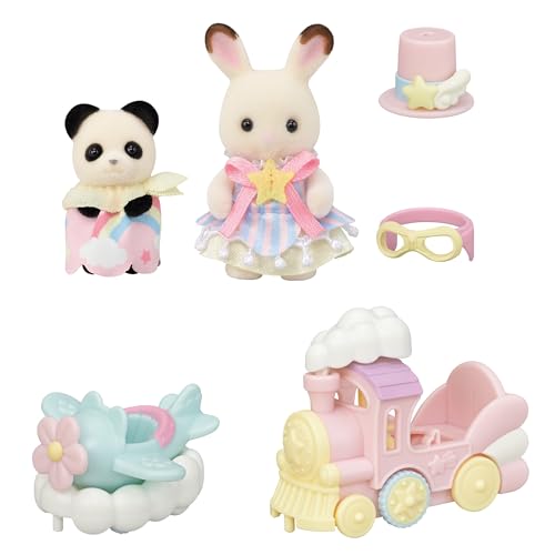 EPOCH Sylvanian Families Yuenchi Car Set - Train/Hikko Ko - 79 - WAFUU JAPAN