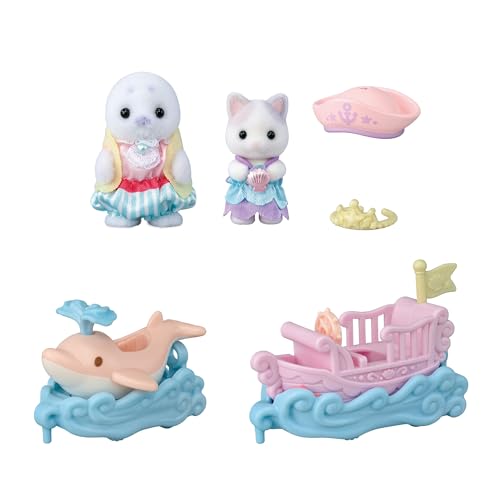 EPOCH Sylvanian Families Yuenchi Cargo Set - Ship/Dolphin Ko - 80 - WAFUU JAPAN