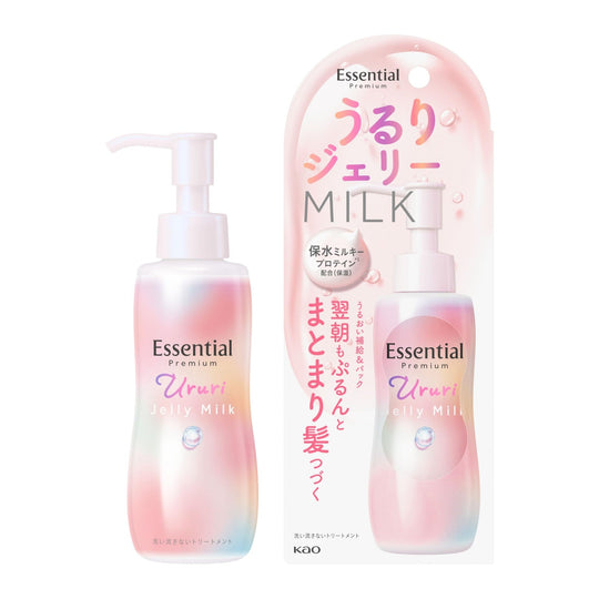 Essential Premium Hydrating Jelly Milk 140ml — White Peach & Musk - WAFUU JAPAN
