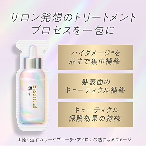 Essential The Beauty Hair texture beauty moisture charge hair pack 9g x 6 - WAFUU JAPAN