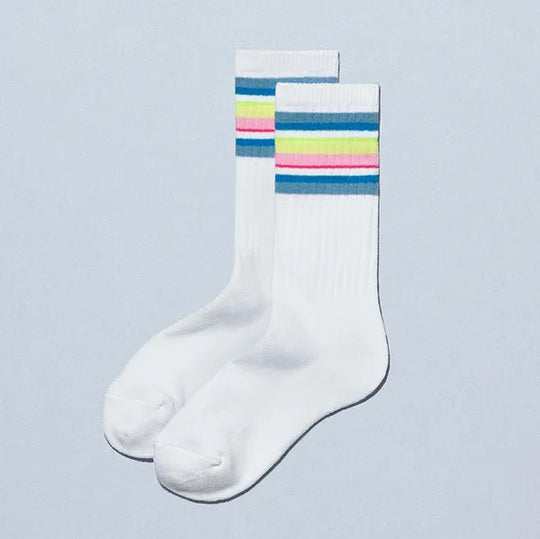 Family Mart Line Sox 2025 Spring Color White - WAFUU JAPAN