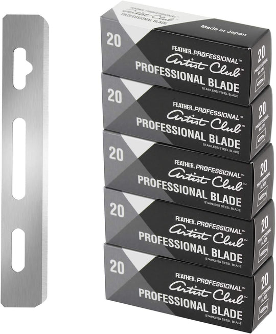 Feather Professional Blade PB - 20 20Blades Set of 5 - WAFUU JAPAN