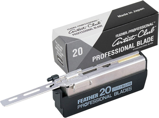 Feather Professional Blade PB - 20 20Blades Set of 5 - WAFUU JAPAN