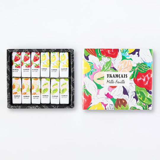 Francais Fruit Mille - feuille Assortment 12 pieces - WAFUU JAPAN