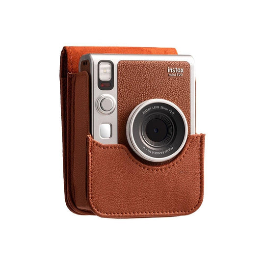 FUJIFILM Instax Instant Camera Case for instax mini Evo Brown 520408 - WAFUU JAPAN