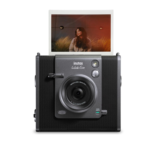 Fujifilm Instax Wide Evo Hybrid Instant Camera Smartphone Printer Black INS WIDE EVO BLACK - WAFUU JAPAN