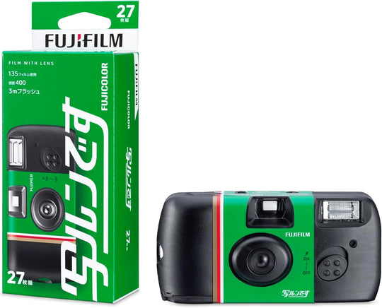 FUJIFILM QuickSnap Simple Ace Film Camera ISO400, 27exp - WAFUU JAPAN