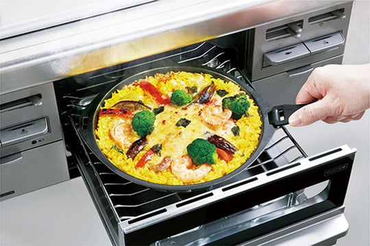 Functional Deep Frying Pot 16cm 20cm with Frying Tray SKA - 014 - WAFUU JAPAN