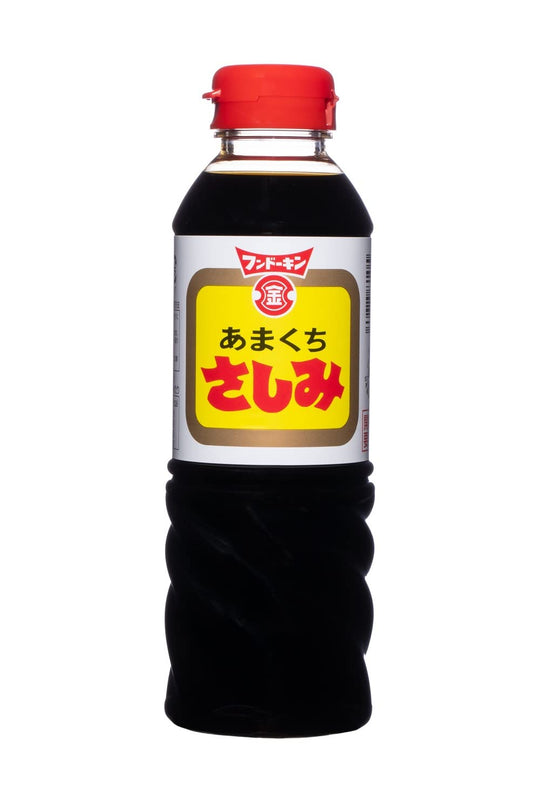 FUNDOKIN Sashimi Soy Sauce with Sweet Sauce Mouth 360ml x 2 bottles - WAFUU JAPAN