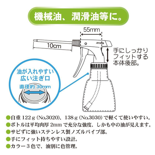 Furu Pura Jet Oiler High Performance Pistol Oiler 200mL NO.3020 - WAFUU JAPAN