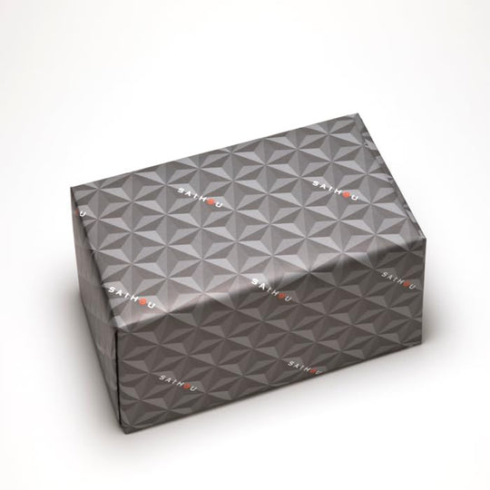 Garasu Kobo Saiho Edo Kiriko Glass Sakura Pattern Blue Pink Gift Box - WAFUU JAPAN