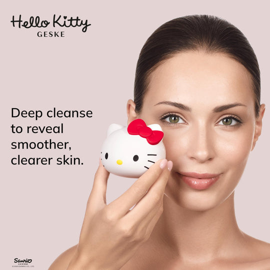 GESKE Hello Kitty 4 - in - 1 Sonic Facial Brush - WAFUU JAPAN