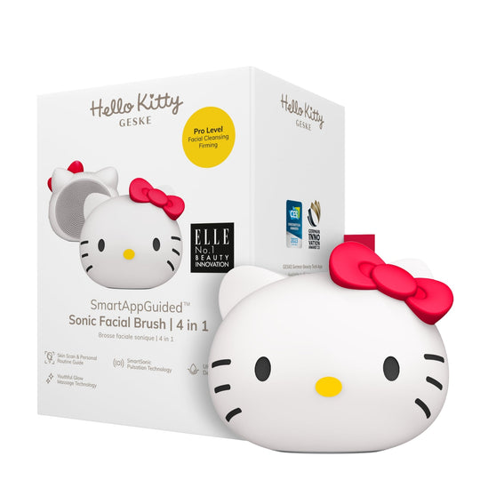 GESKE Hello Kitty 4 - in - 1 Sonic Facial Brush - WAFUU JAPAN