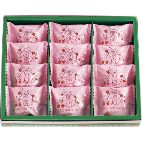 Ginza Columban Tokyo Baked Strawberry Chocolates 12 pieces Strawberry - WAFUU JAPAN