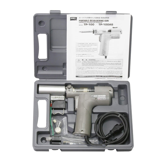 Goot TP - 100 Portable Solder Sucker with Adjustable Temperature Made in Japan - WAFUU JAPAN