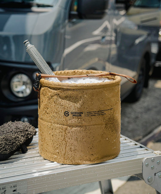 Gordon Miller Cordura Folding Car Bucket Trash Storage Organizer 1762323 Coyote Beige 12L - WAFUU JAPAN