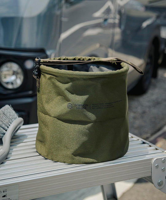 Gordon Miller Cordura Folding Car Bucket Trash Storage Organizer 1762323 Coyote Beige 12L - WAFUU JAPAN