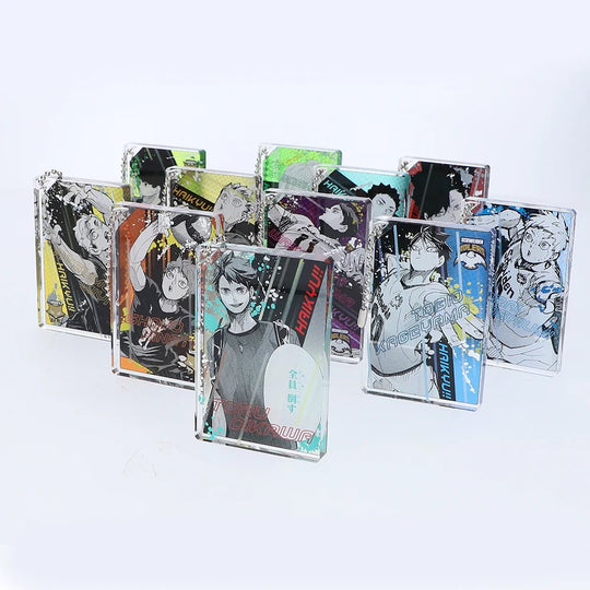Haikyuu!! Oikawa Domino Style Acrylic Keychain Collection 11 Types Plus 1 Secret - WAFUU JAPAN